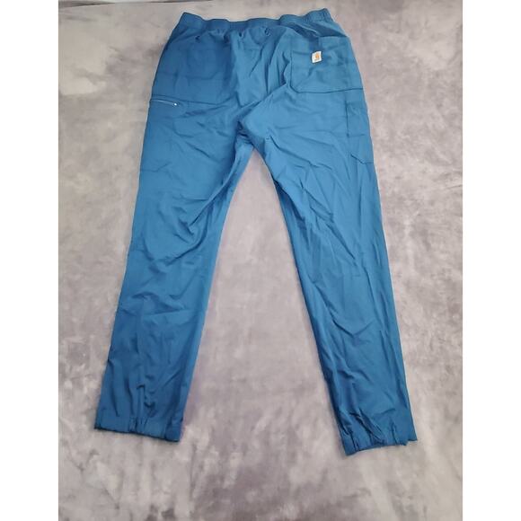 Carhartt Sz XL Green Force Liberty Scrub Pants Men's Cargo Multi Pockets C55106 - Picture 7 of 9